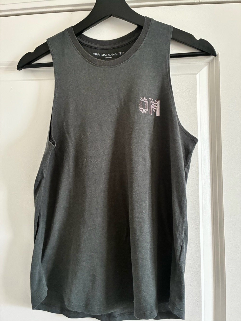 Spiritual Gangster -  Black Graphic Muscle Tank - Hamsa Eye Print - Picture 2 of 5